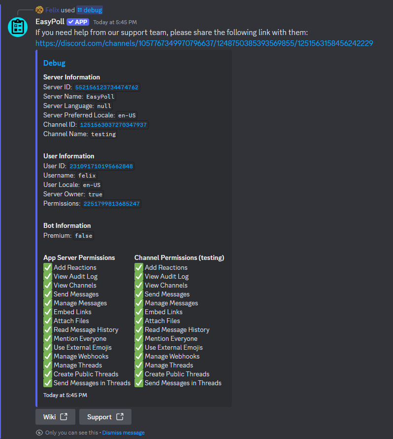 debug